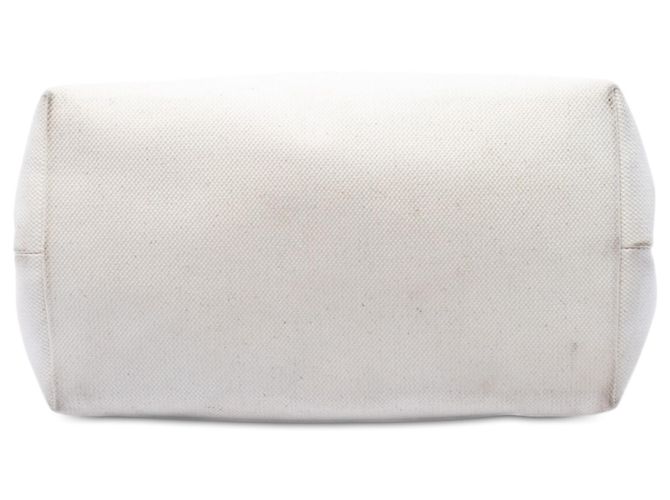 Céline Celine Cabas Tote Horizontal Small de lona marrón con estampado de logo Castaño Beige - vista 3