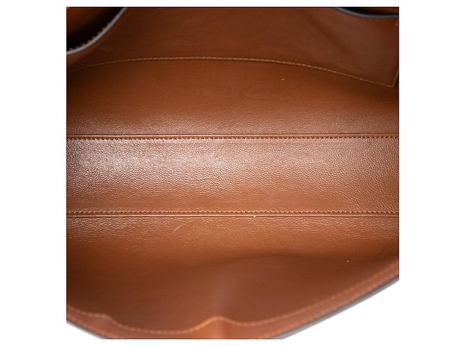 Borsa a tracolla Manhattan Saint Laurent in pelle di vitello liscia marrone Medium - vista 4
