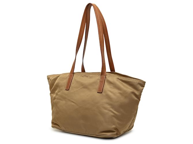 Prada Brown Tessuto Tote Braun Hellbraun - Ansicht 2