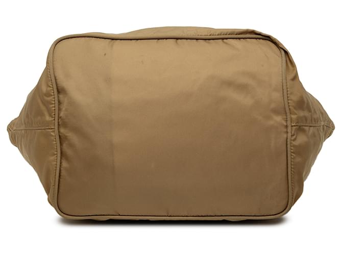 Prada Brown Tessuto Tote Braun Hellbraun - Ansicht 3