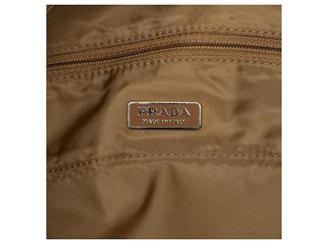 Prada Brown Tessuto Tote Braun Hellbraun - Ansicht 5
