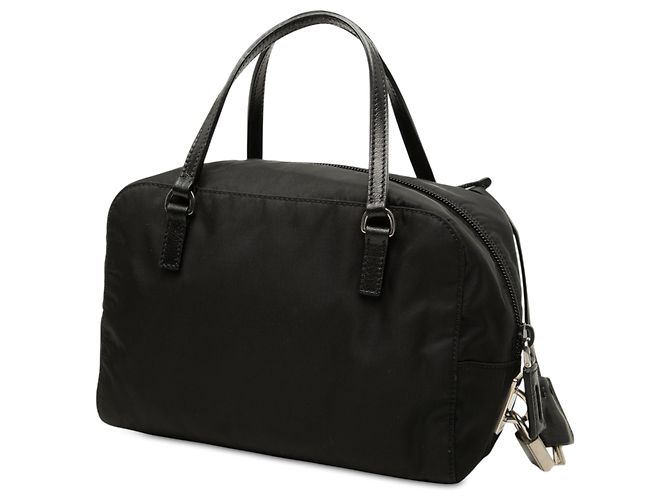 Borsa da sera Prada in Tessuto nero con cuore - vista 2