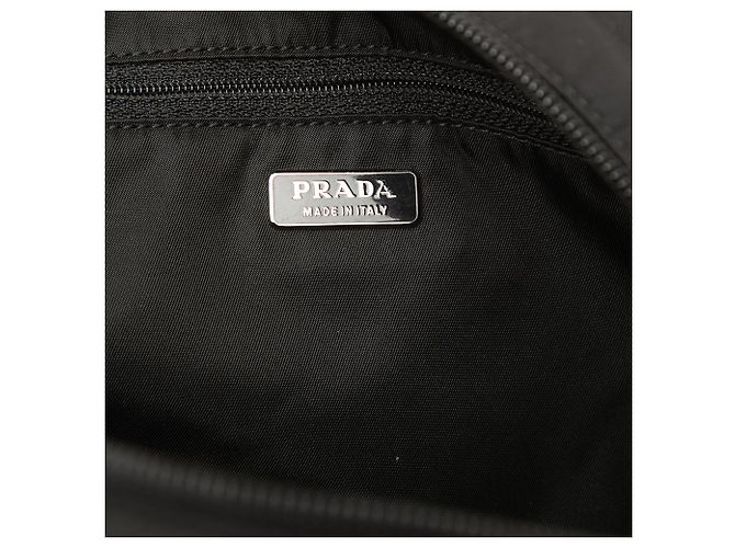 Borsa da sera Prada in Tessuto nero con cuore - vista 5