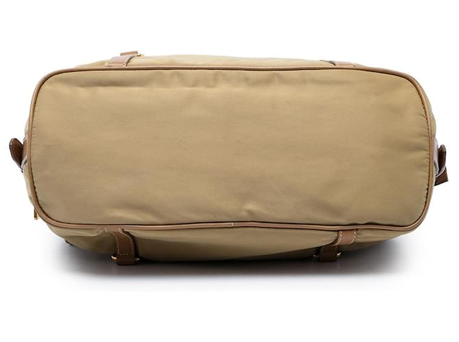 Borsa a tracolla Prada Beige Canvas Canapa Logo - vista 3
