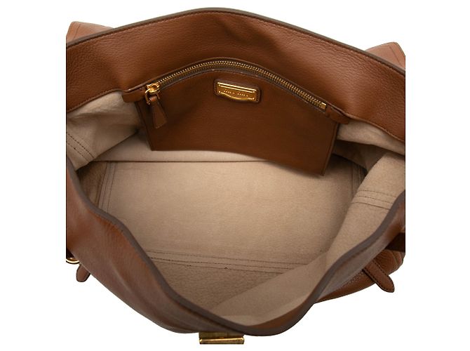 Borsa Miu Miu Paloma in pelle Cervo marrone - vista 4
