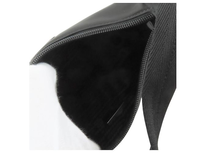 Borsa a tracolla Prada Mini Re Nylon Re Edition 2000 Nera Nero - vista 4