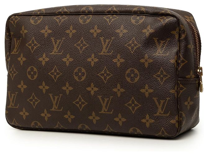 Louis Vuitton Brown Monogram Trousse Toilette 28 Marrone - vista 2