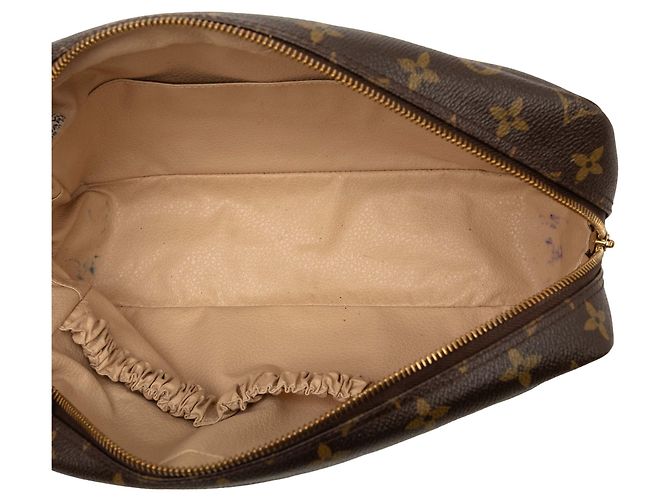 Louis Vuitton Brown Monogram Trousse Toilette 28 Marrone - vista 4