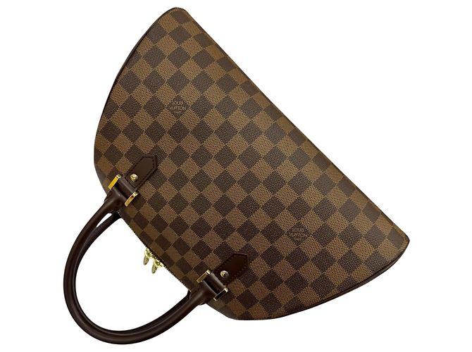 Louis Vuitton Brown Damier Ebene Ribera MM Marrone - vista 11
