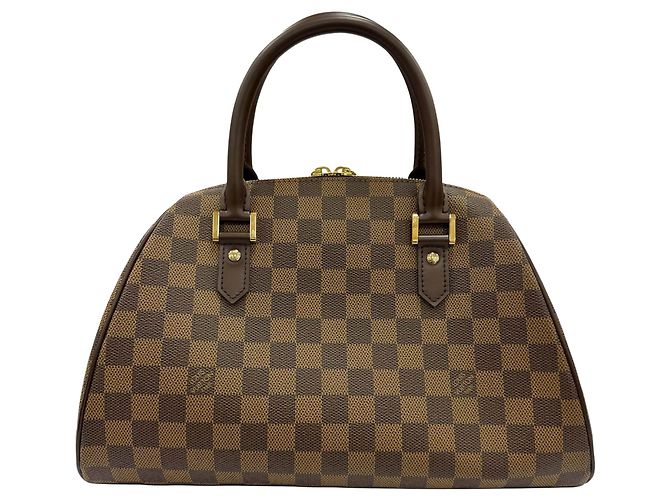 Louis Vuitton Brown Damier Ebene Ribera MM Marrone - vista 2