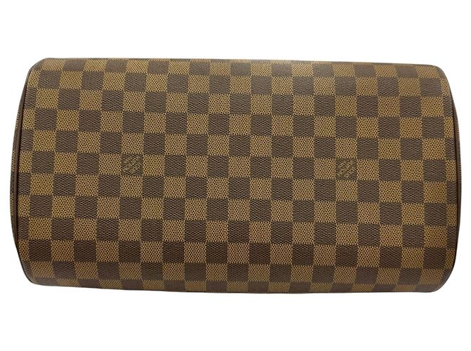 Louis Vuitton Brown Damier Ebene Ribera MM Marrone - vista 3