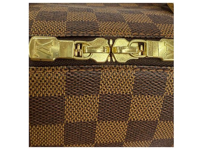 Louis Vuitton Brown Damier Ebene Ribera MM Marrone - vista 8