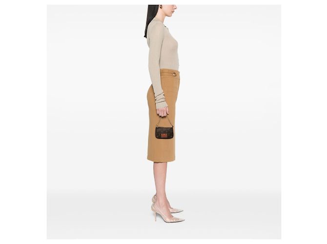 Louis Vuitton Brown Monogram Trunks and Locks Mini Pochette Accessoires Marrone - vista 6