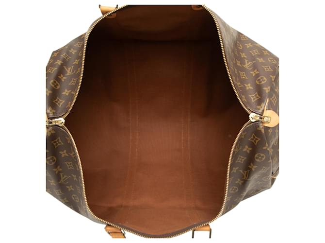 Louis Vuitton Brown Monogram Keepall 60 Marrone - vista 5