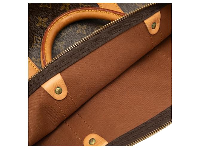 Louis Vuitton Brown Monogram Keepall 60 Marrone - vista 6