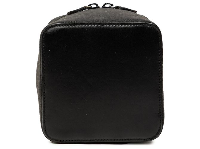 Borsa beauty Gucci Mini GG Canvas Nera Nero - vista 3