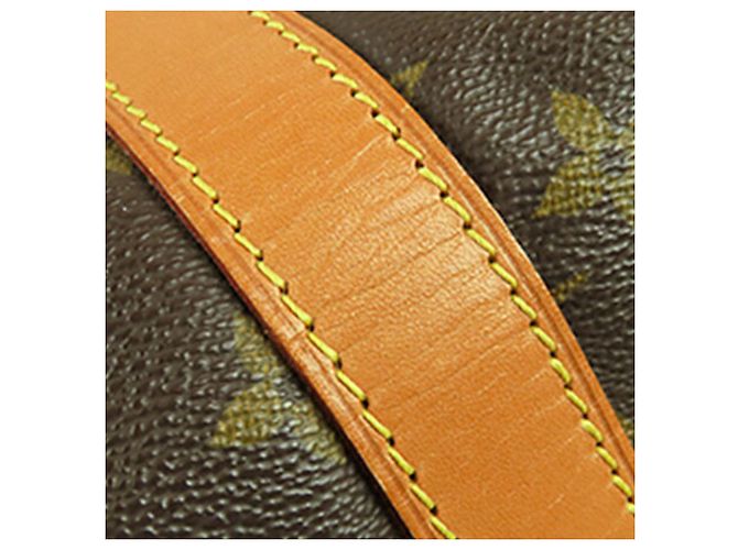 Louis Vuitton Brown Monogram Keepall Bandouliere 60 Marrone - vista 14