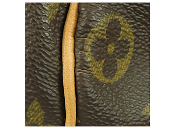 Louis Vuitton Brown Monogram Keepall Bandouliere 60 Marrone - vista 15