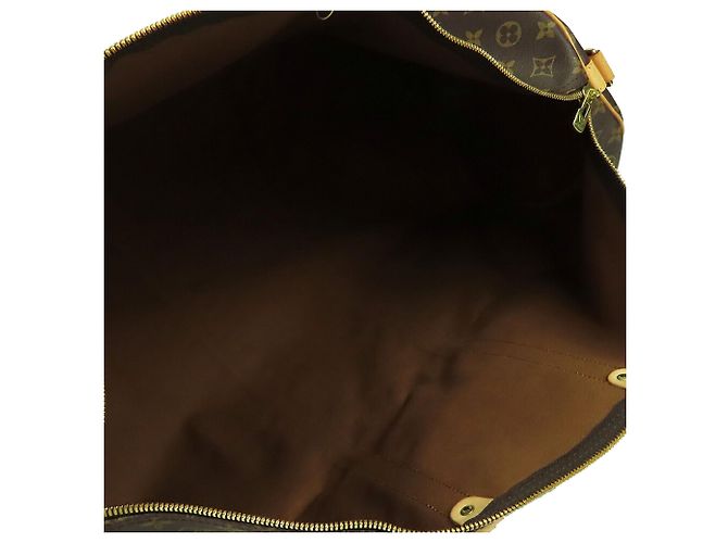 Louis Vuitton Brown Monogram Keepall Bandouliere 60 Marrone - vista 4