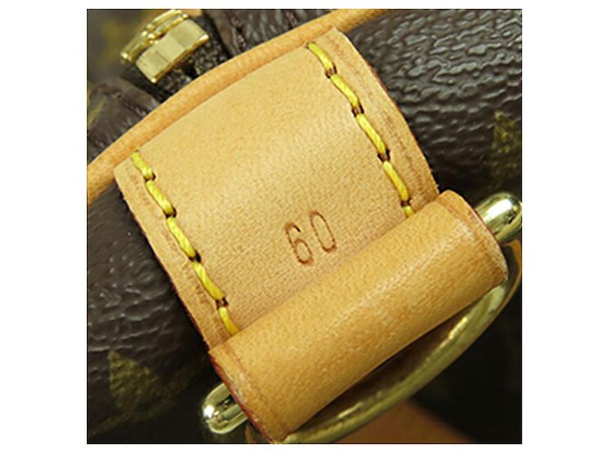 Louis Vuitton Brown Monogram Keepall Bandouliere 60 Marrone - vista 6