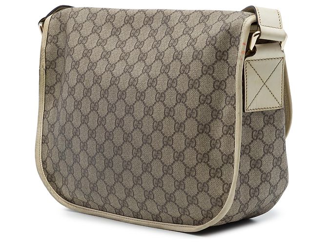 Borsa a tracolla Gucci Beige GG Supreme - vista 2