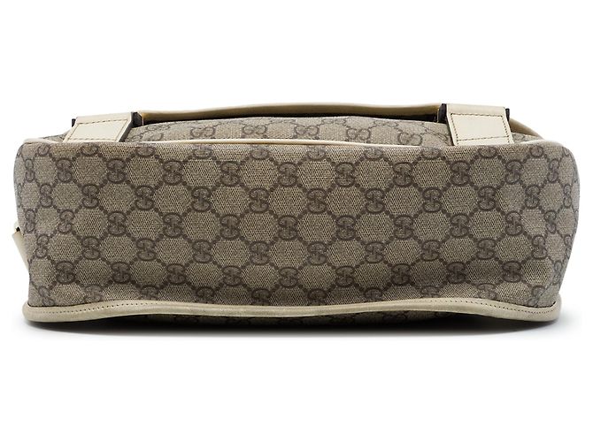 Borsa a tracolla Gucci Beige GG Supreme - vista 3