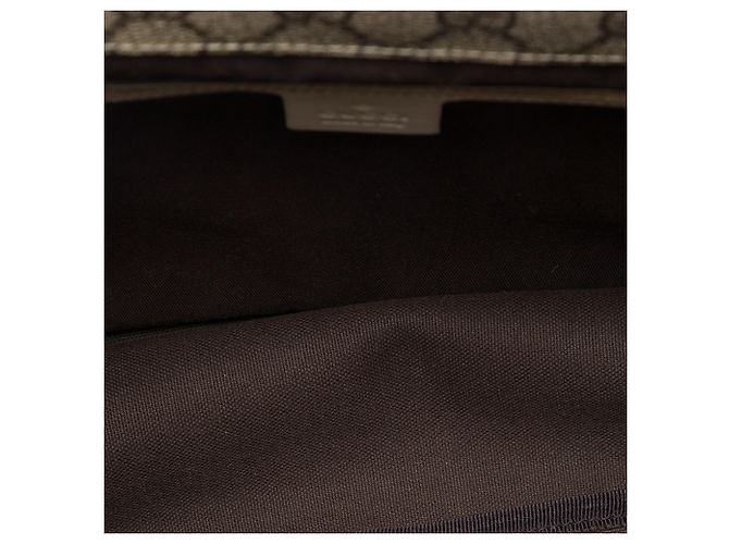 Borsa a tracolla Gucci Beige GG Supreme - vista 4