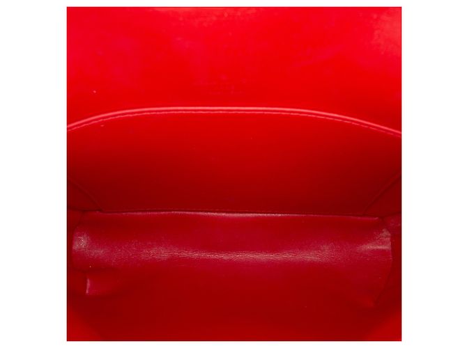 Louis Vuitton Red Monogram Vernis Thompson Street Rosso - vista 4
