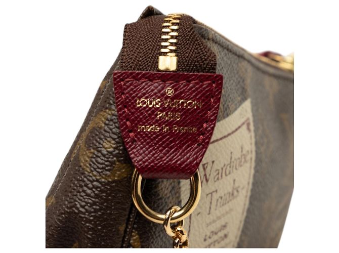 Louis Vuitton Brown Monogram Trunks and Bags Mini Pochette Accessoires Marrone - vista 5
