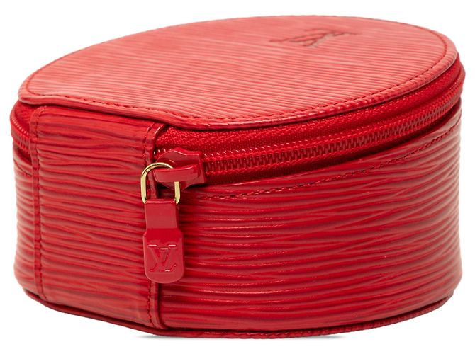 Louis Vuitton Red Epi Ecrin Bijoux Travel Jewelry Case 10 Rosso - vista 2