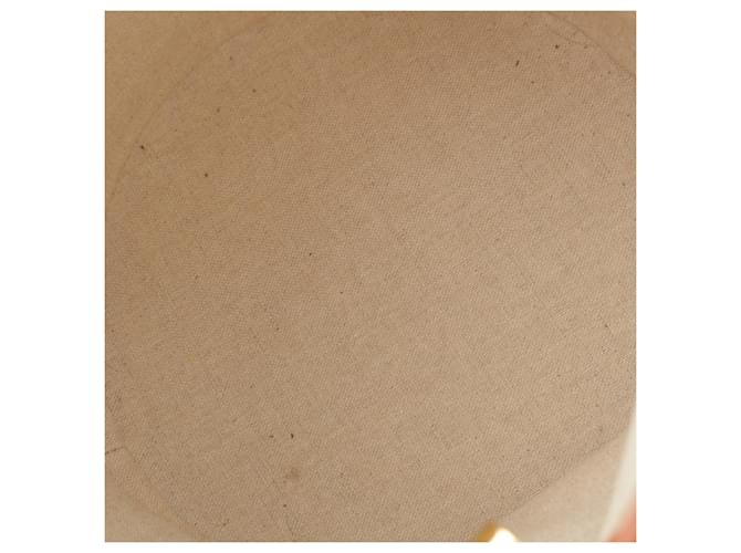 Céline Celine Brown Medium Canvas Bucket 16 Marrone Beige - vista 11