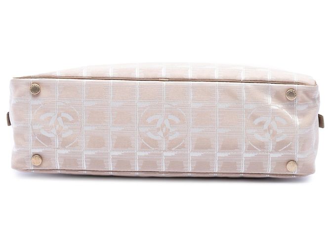Borsa Chanel Beige New Travel Line in nylon - vista 3