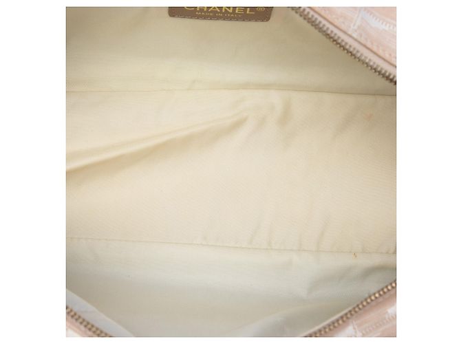 Borsa Chanel Beige New Travel Line in nylon - vista 4