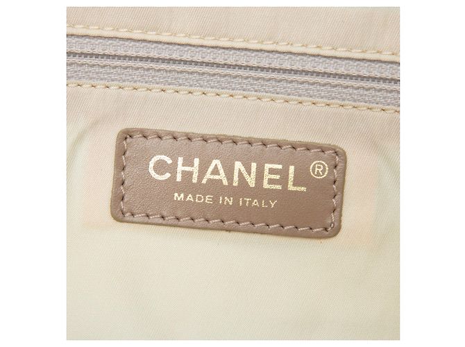 Borsa Chanel Beige New Travel Line in nylon - vista 5