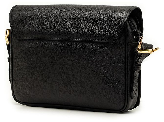 Borsa a tracolla in pelle nera Saint Laurent - vista 2