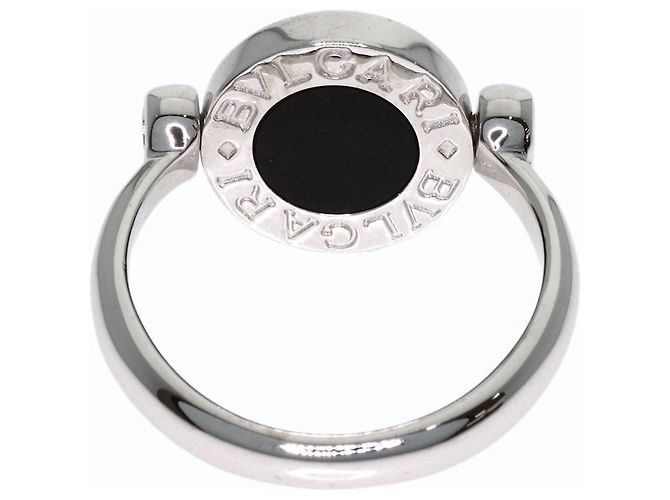 Bulgari Anello Bvlgari Bvlgari Flip Diamanti e Onice - vista 4