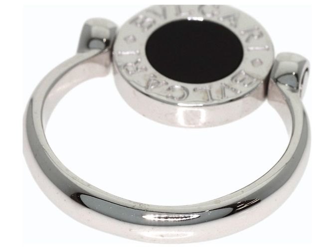 Bulgari Anello Bvlgari Bvlgari Flip Diamanti e Onice - vista 6