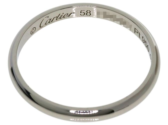 Cartier Ehering aus Platin - Ansicht 4