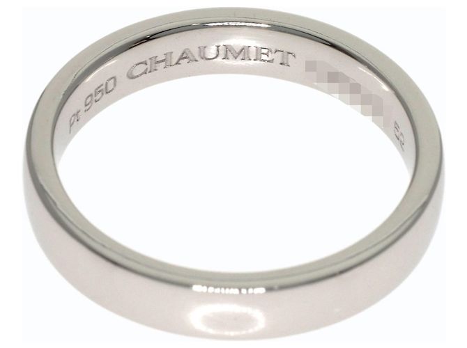 Anello Fascia in Platino Chaumet - vista 4