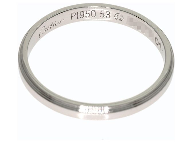Cartier Damour #53 Platinring - Ansicht 4