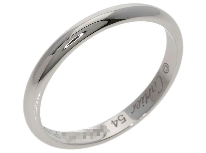 Cartier Ehering aus Platin - Ansicht 2
