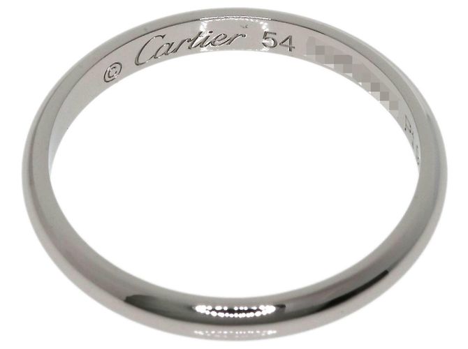 Cartier Ehering aus Platin - Ansicht 4