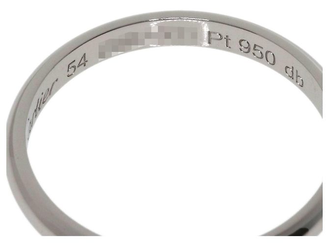 Cartier Ehering aus Platin - Ansicht 5