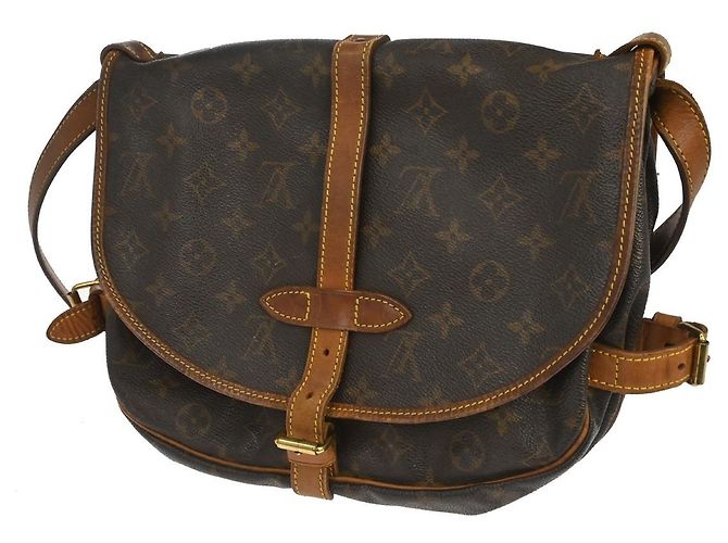Louis Vuitton Saumur Monogram 30 Marrone - vista 2