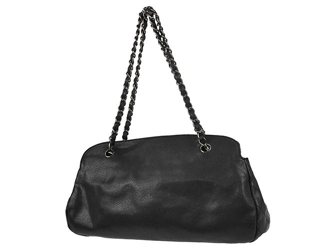Chanel CC Bowler Caviar Large Preto - vista 2
