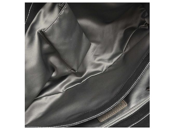 Chanel CC Bowler Caviar Large Preto - vista 3