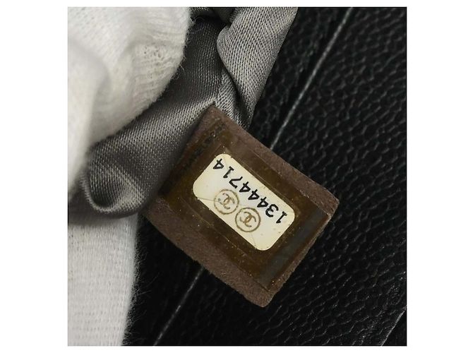 Chanel CC Bowler Caviar Large Preto - vista 5