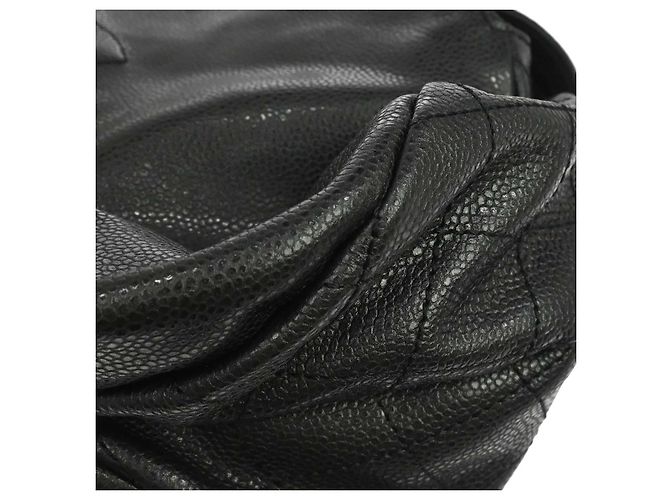 Chanel CC Bowler Caviar Large Preto - vista 6