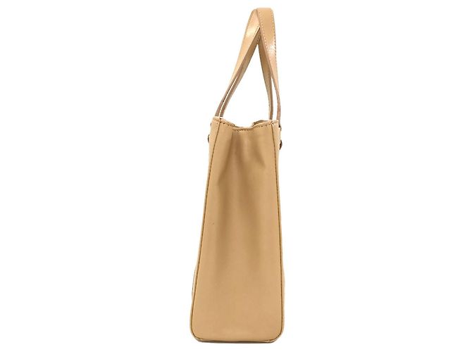 Céline Borsa Celine Logo in pelle beige - vista 2