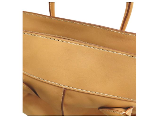 Tod's 2-Way Ledertote Beige - Ansicht 12